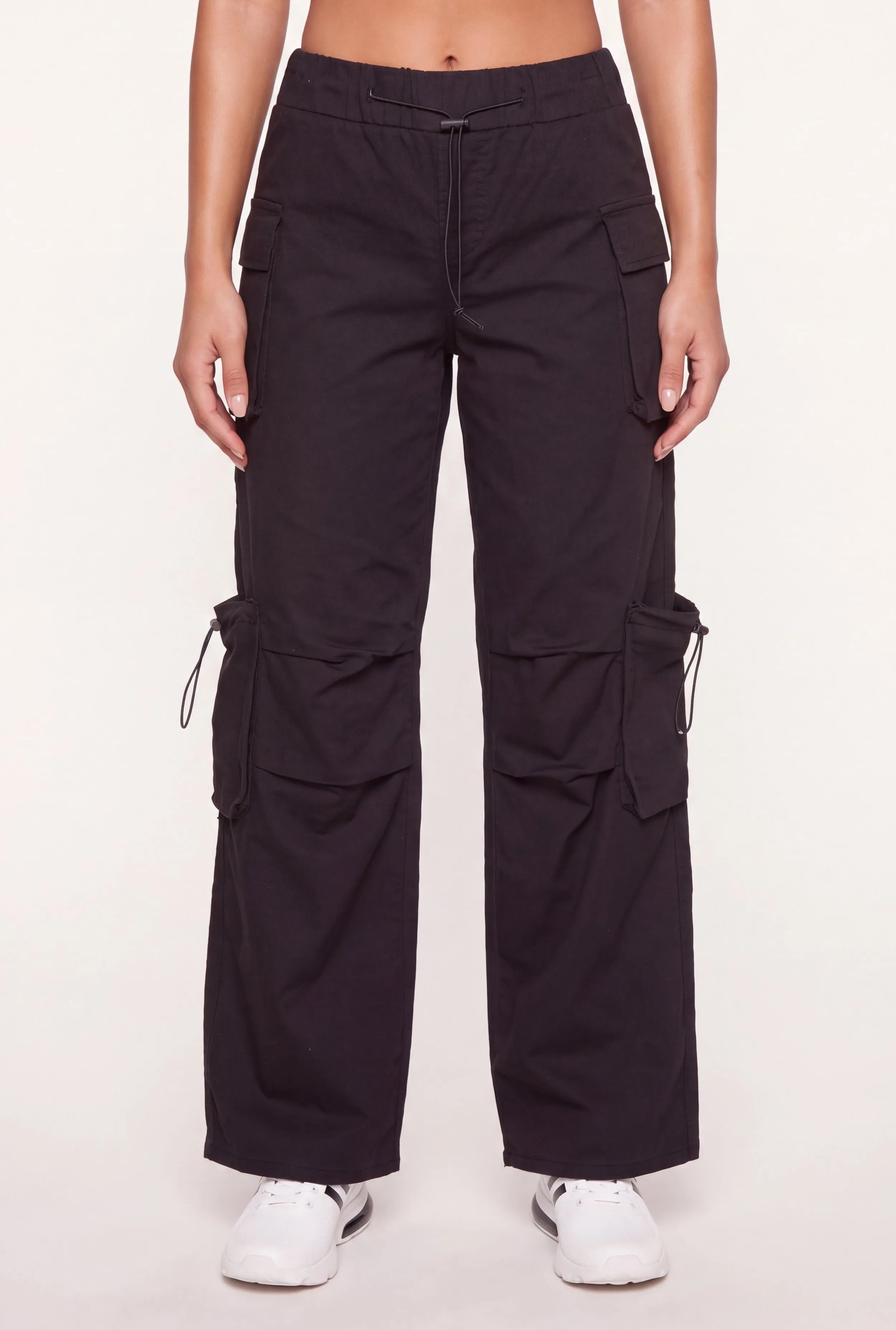 Toggle Drawstring Waist Cargo Pull On Pants sold by Rainbow product image thumbnail 3