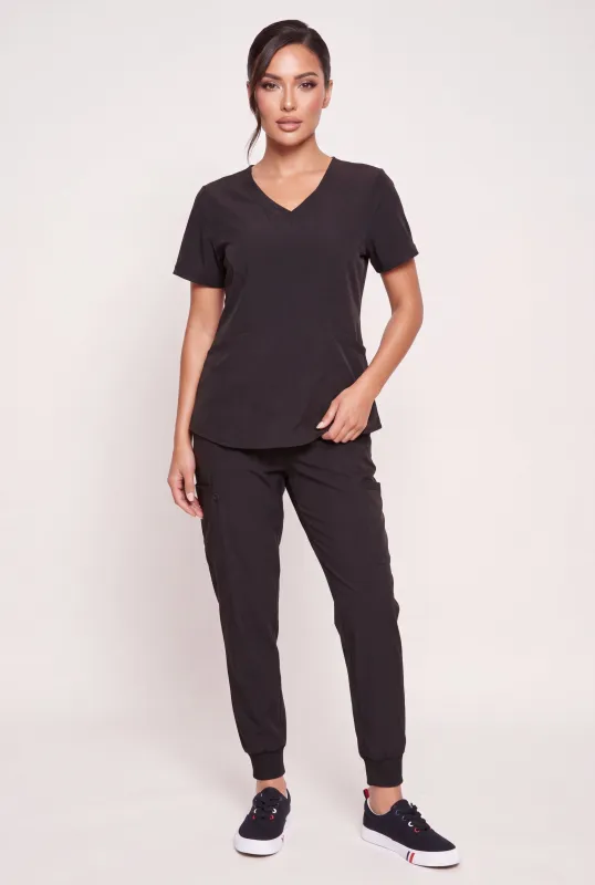 Short Sleeve and Cargo Joggers Scrub Set made by RBX