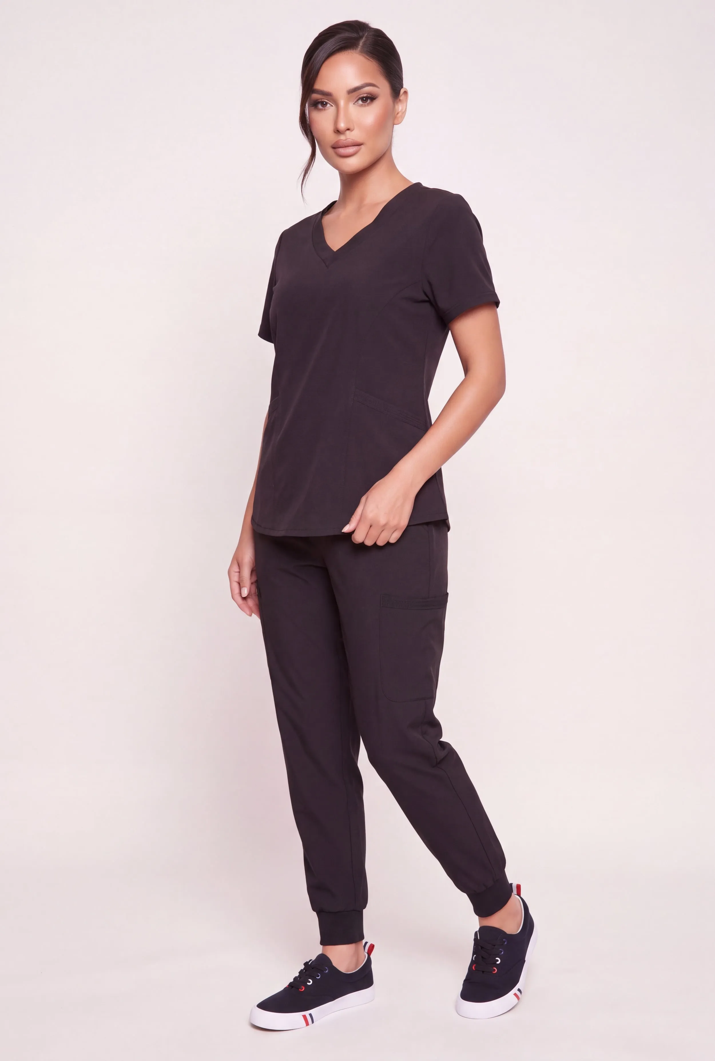 Short Sleeve and Cargo Joggers Scrub Set sold by Rainbow product image thumbnail 3