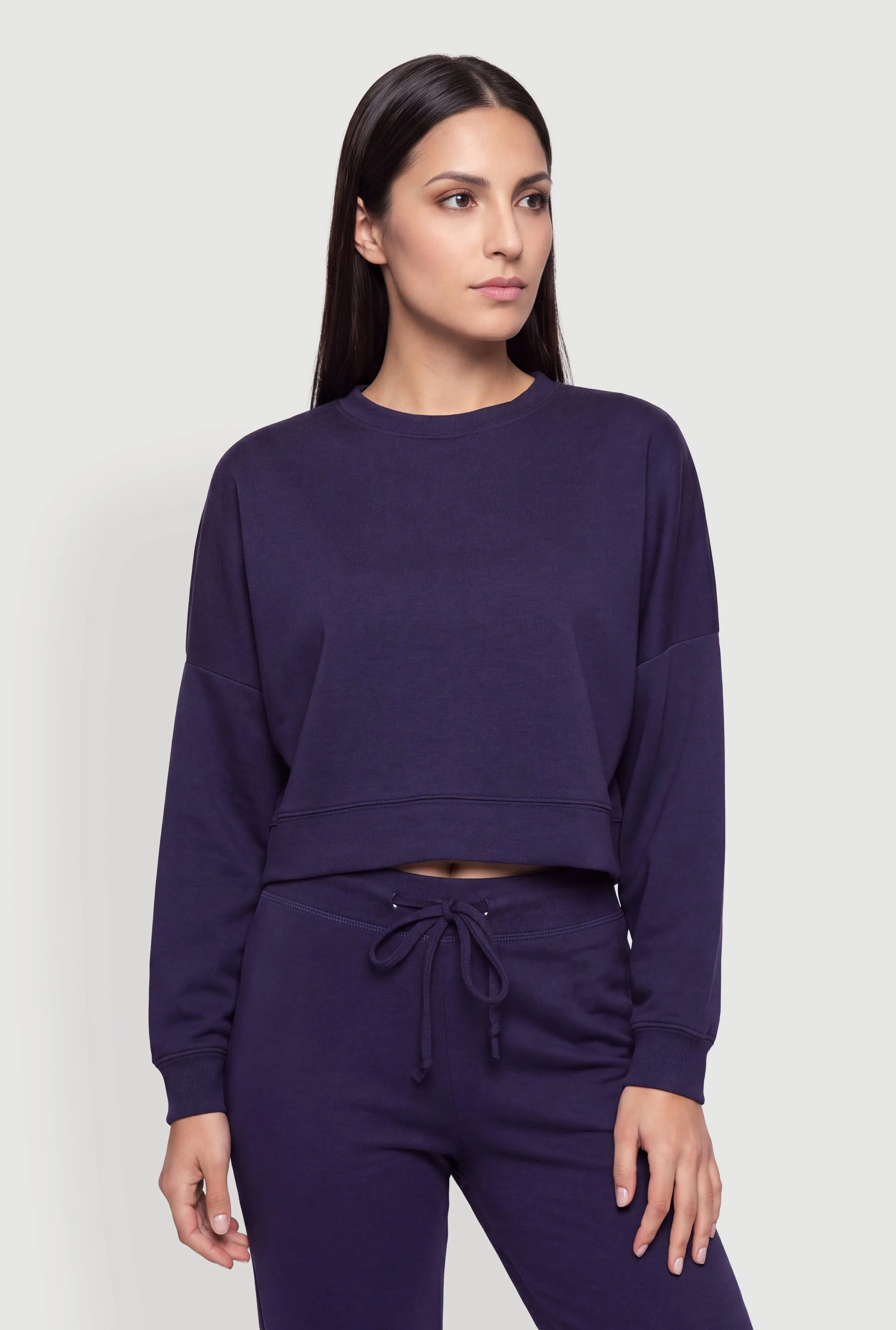 Drop Shoulder Long Sleeve Pullover Sweatshirt sold by Rainbow product image thumbnail 3