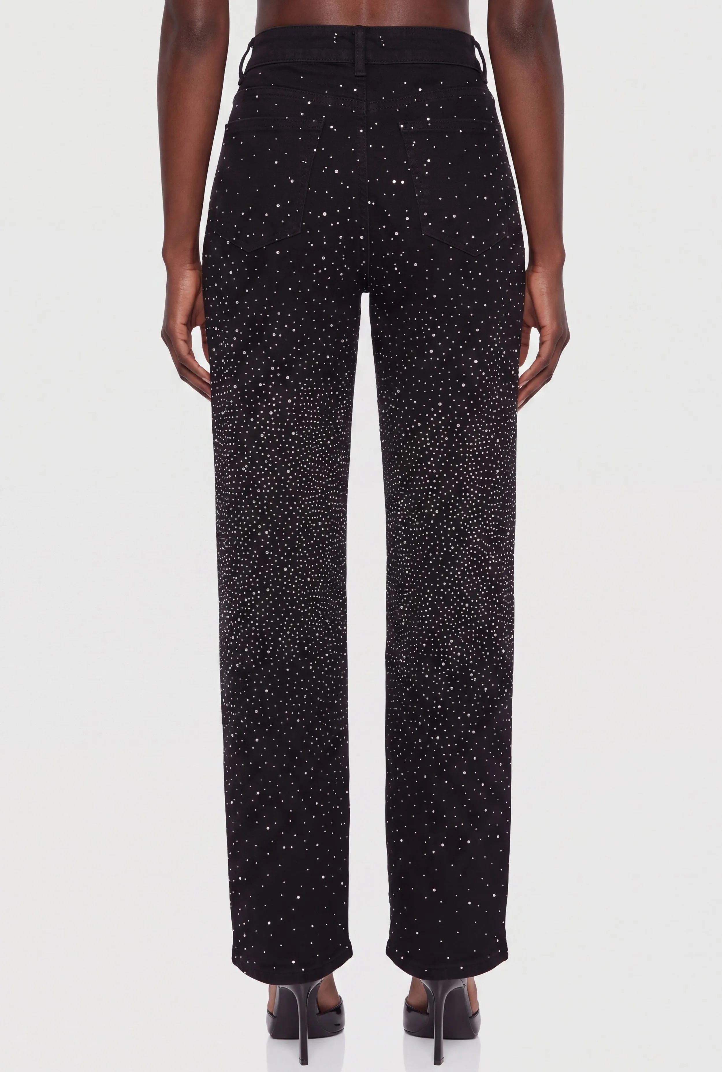 Rhinestone Straight Leg Jeans sold by Rainbow product image thumbnail 5