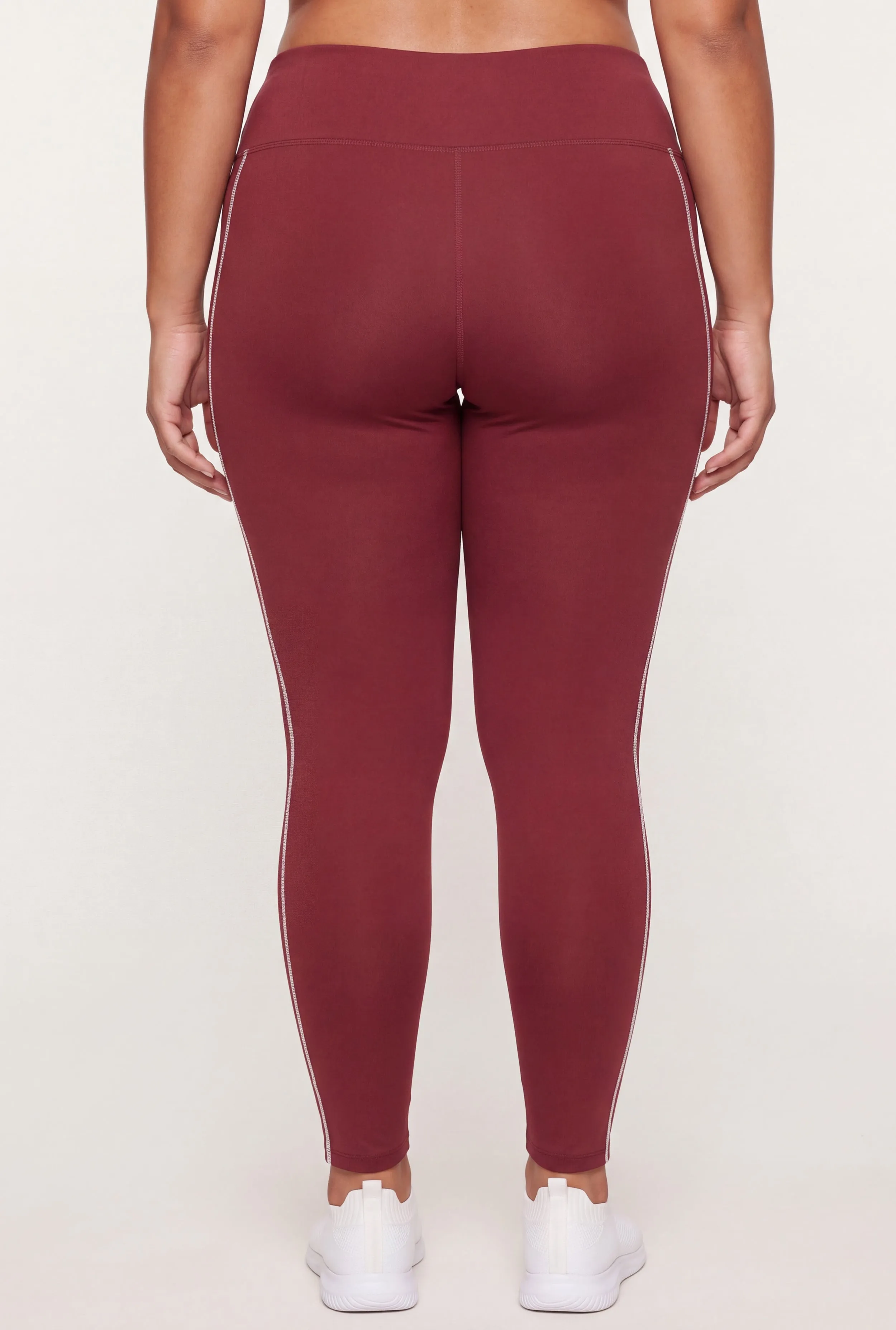 Plus Size Contrast Piping Trim Leggings sold by Rainbow product image thumbnail 5