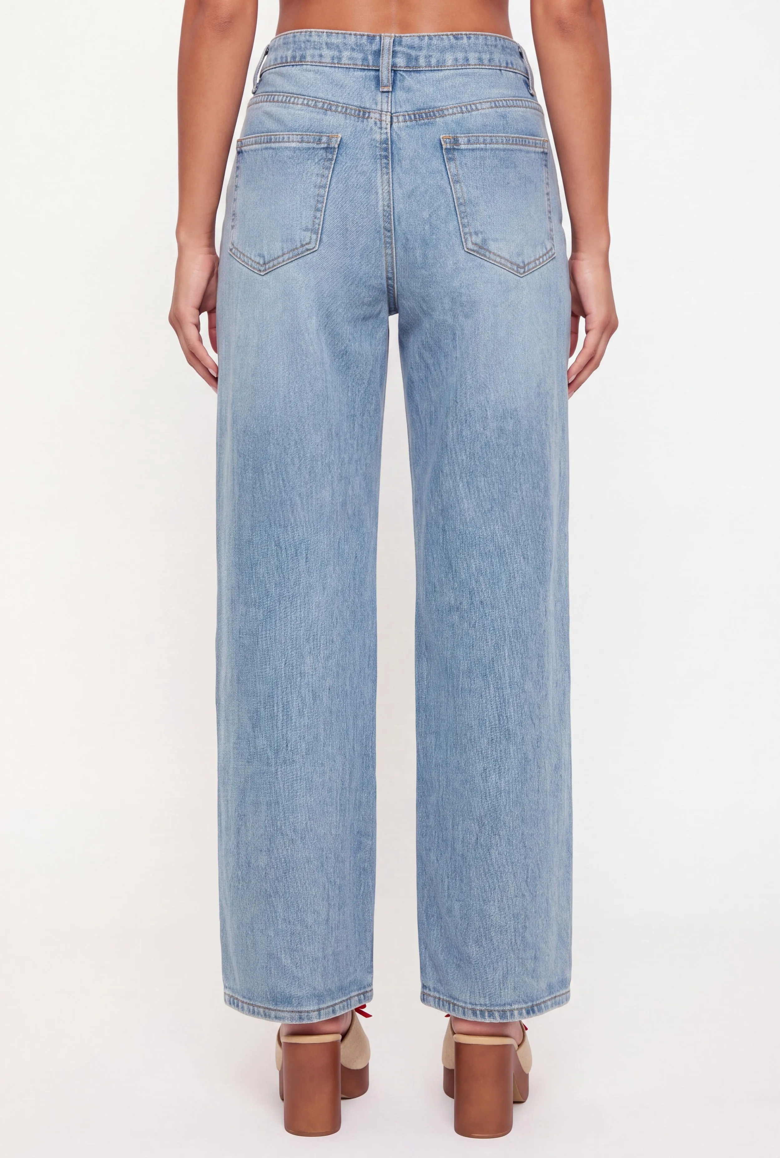 Rhinestone Flower Wide Leg Jeans sold by Rainbow product image thumbnail 5