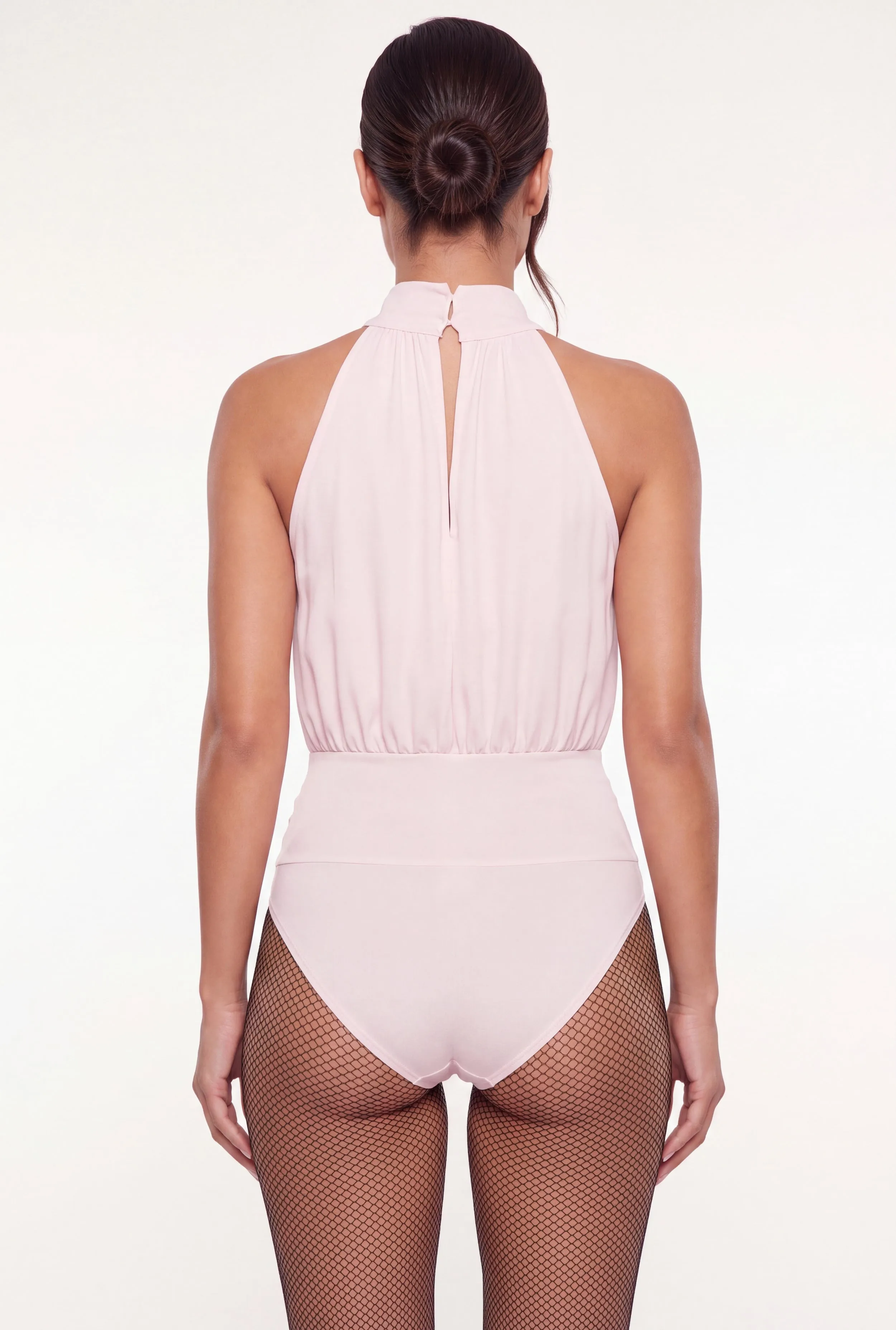 Mock Neck Sleeveless Bodysuit with Keyhole Back sold by Rainbow product image thumbnail 5