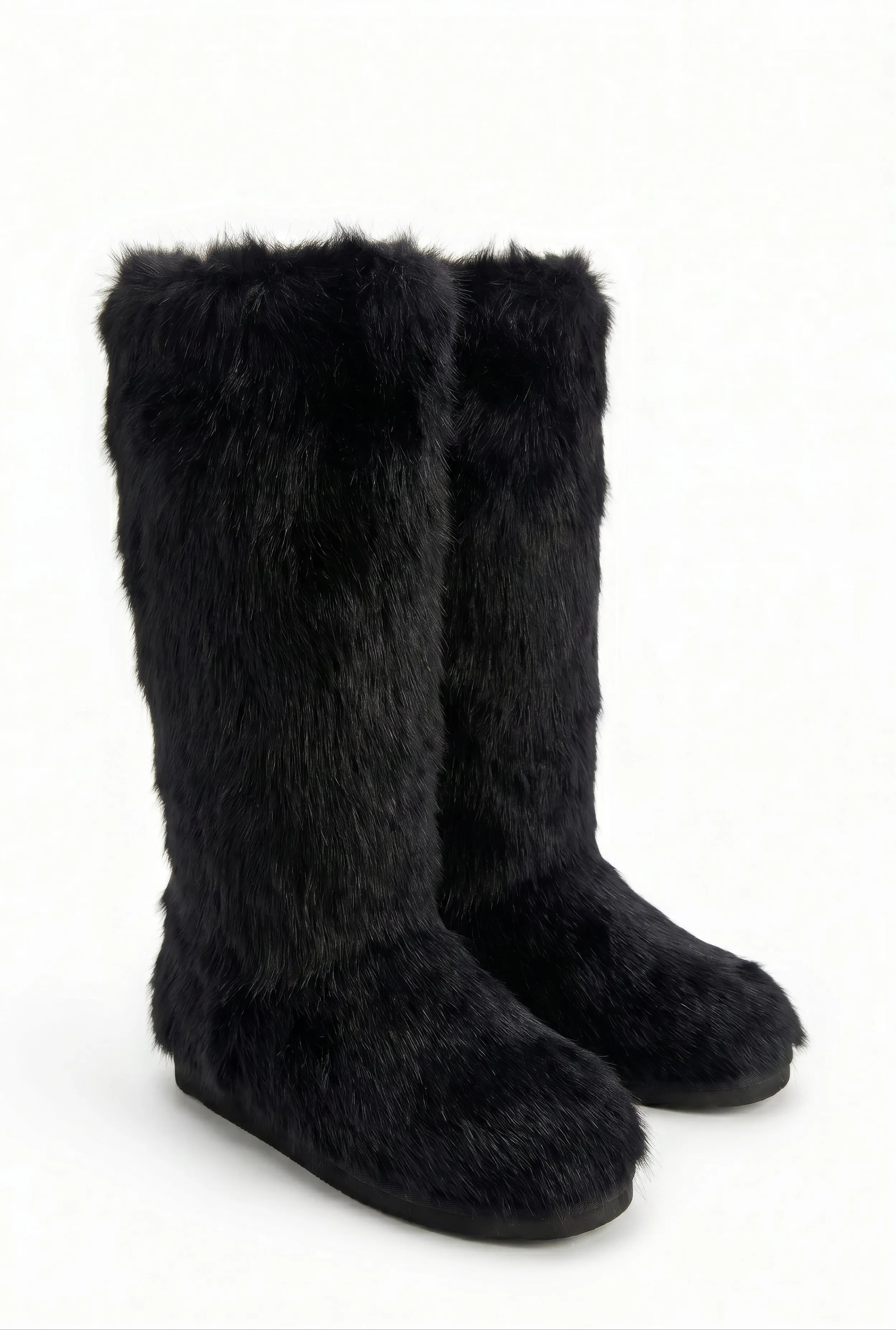Faux Fur Mid Calf Boots sold by Rainbow product image thumbnail 2