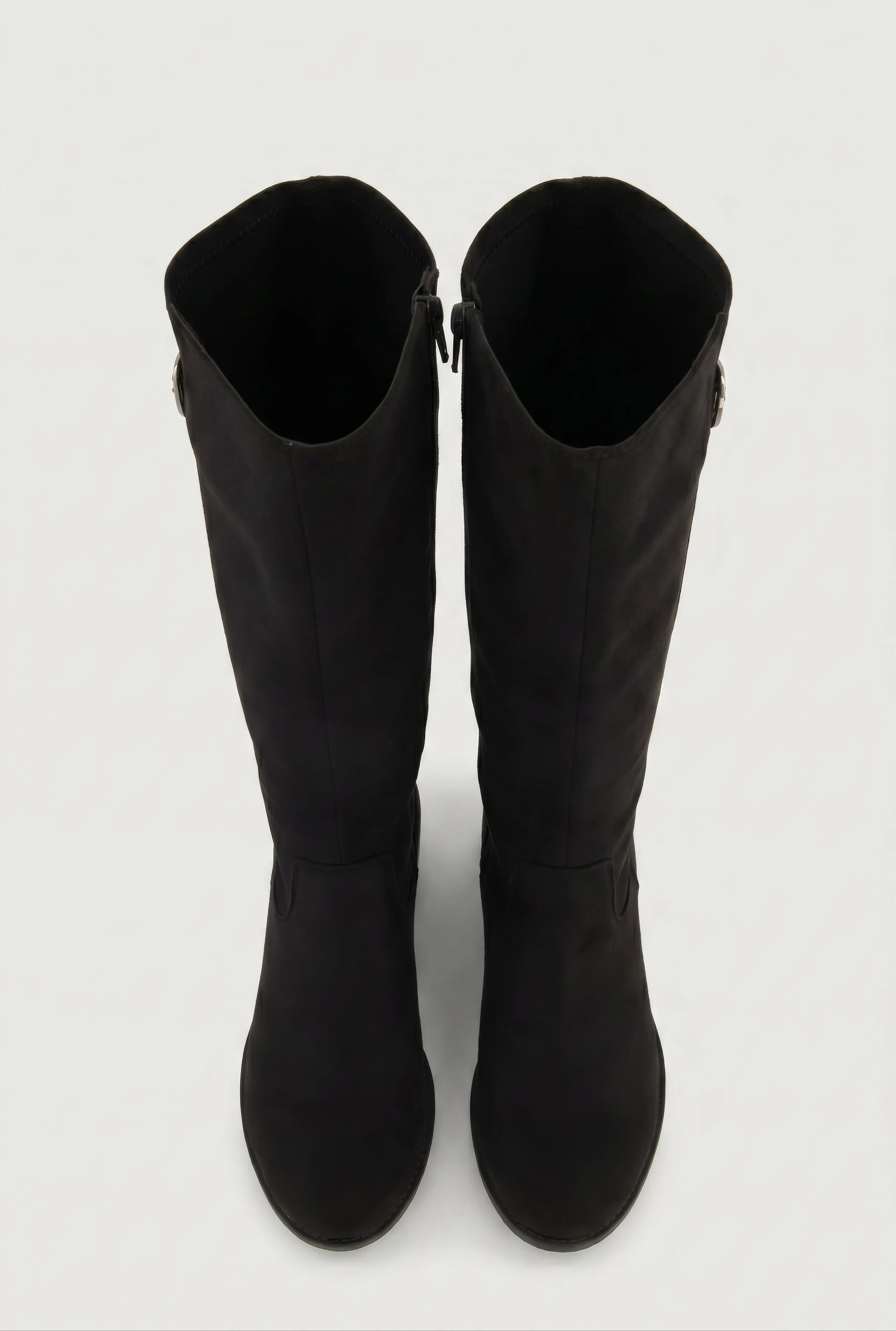 Buckle Detail Stretch Back Knee High Riding Boots sold by Rainbow product image thumbnail 5