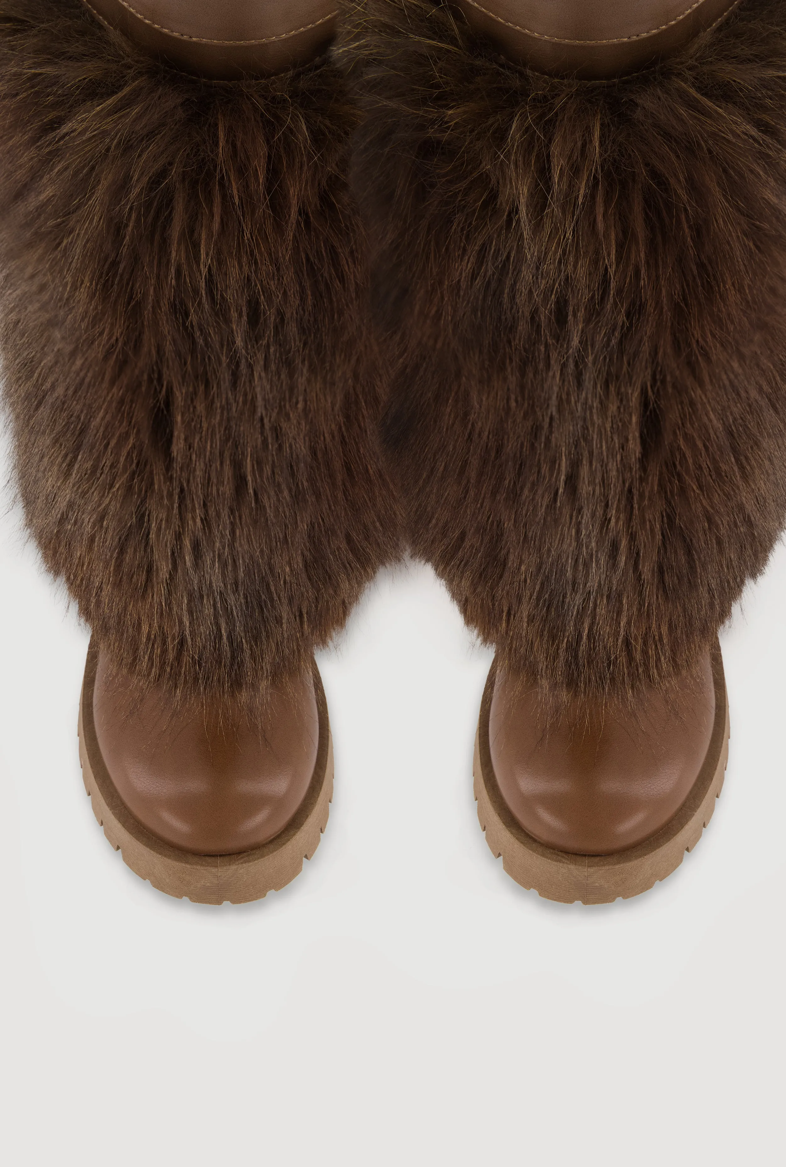 Lock Charm Faux Fur Boots sold by Rainbow product image thumbnail 5
