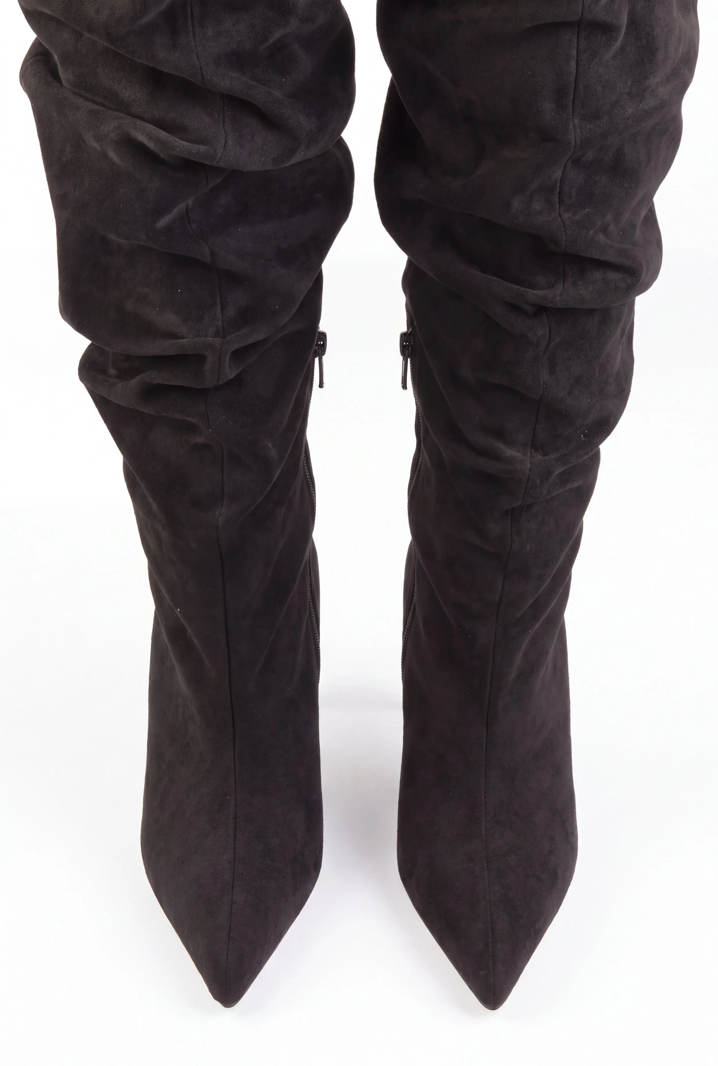 Over The Knee Pointed Toe Stiletto Boots sold by Rainbow product image thumbnail 5