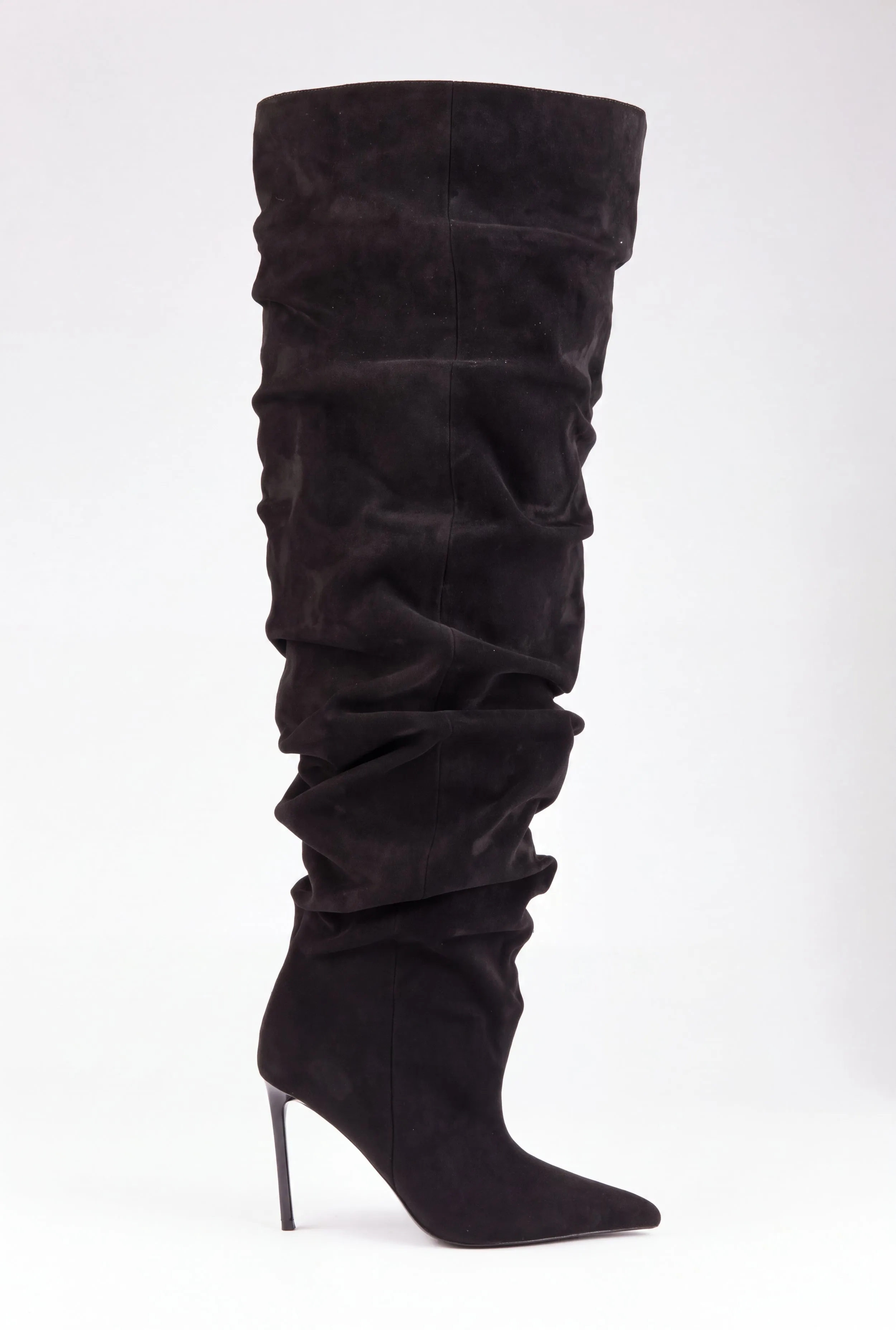 Over The Knee Pointed Toe Stiletto Boots sold by Rainbow product image thumbnail 3