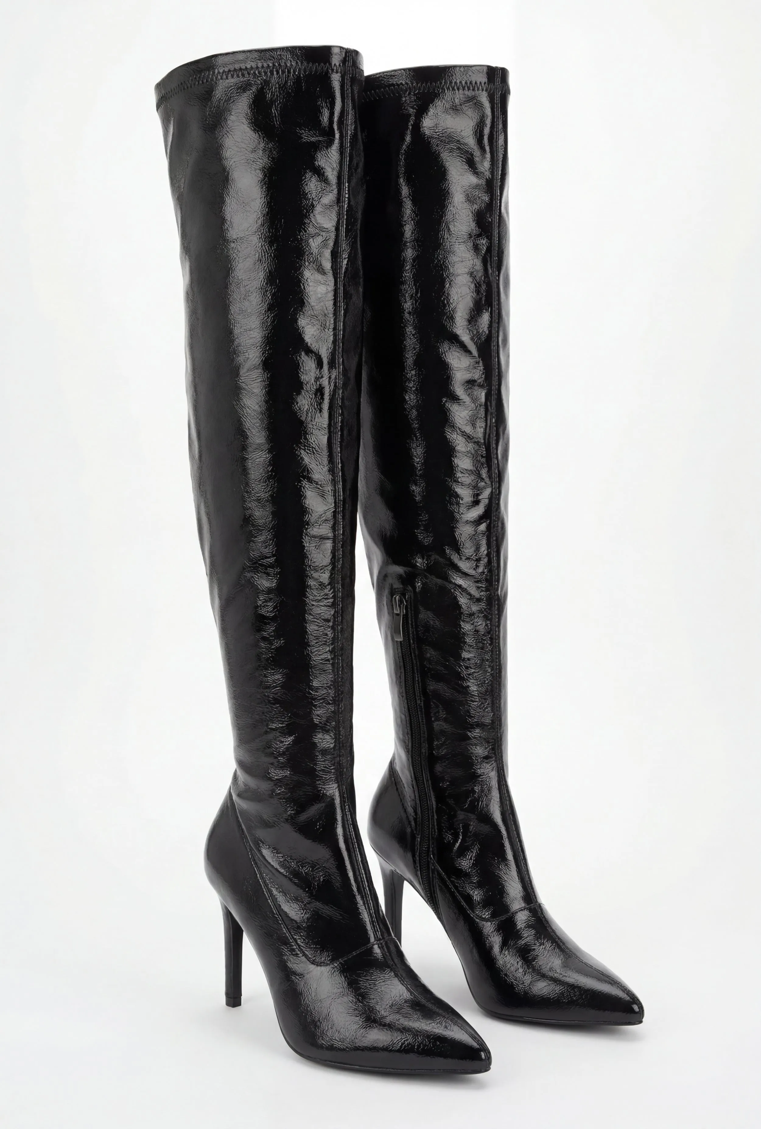 Pointed Toe High Heel Over The Knee Boots sold by Rainbow product image thumbnail 2