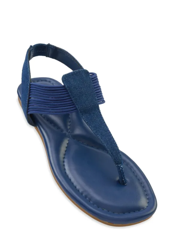 Slingback Corded Thong Sandals sold by Rainbow