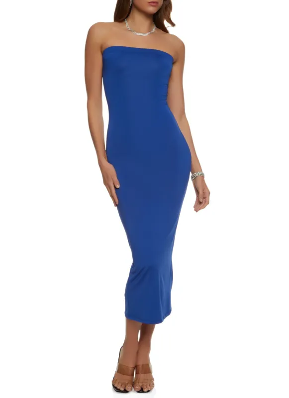 Basic Maxi Tube Dress sold by Rainbow