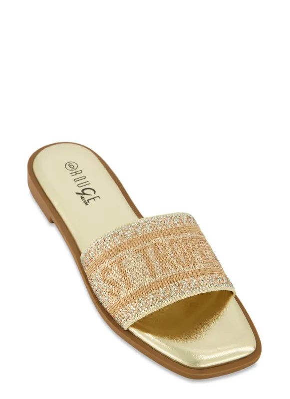 St Tropez Slide Sandals sold by Rainbow