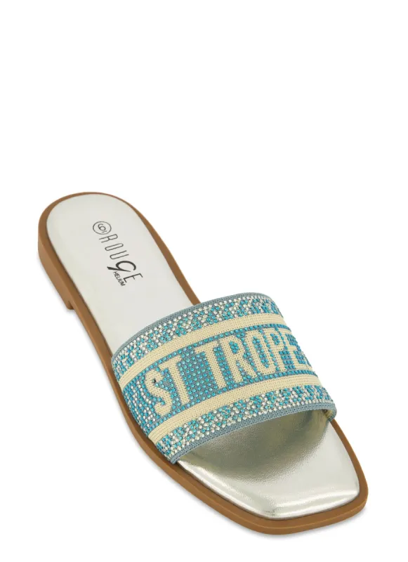 St Tropez Slide Sandals sold by Rainbow