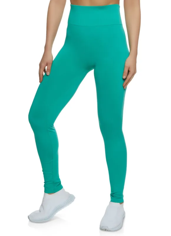 High Waisted Basic Leggings sold by Rainbow