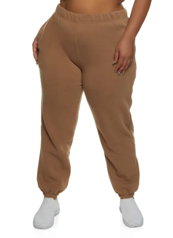 Plus Size Fleece Sweatpants sold by Rainbow