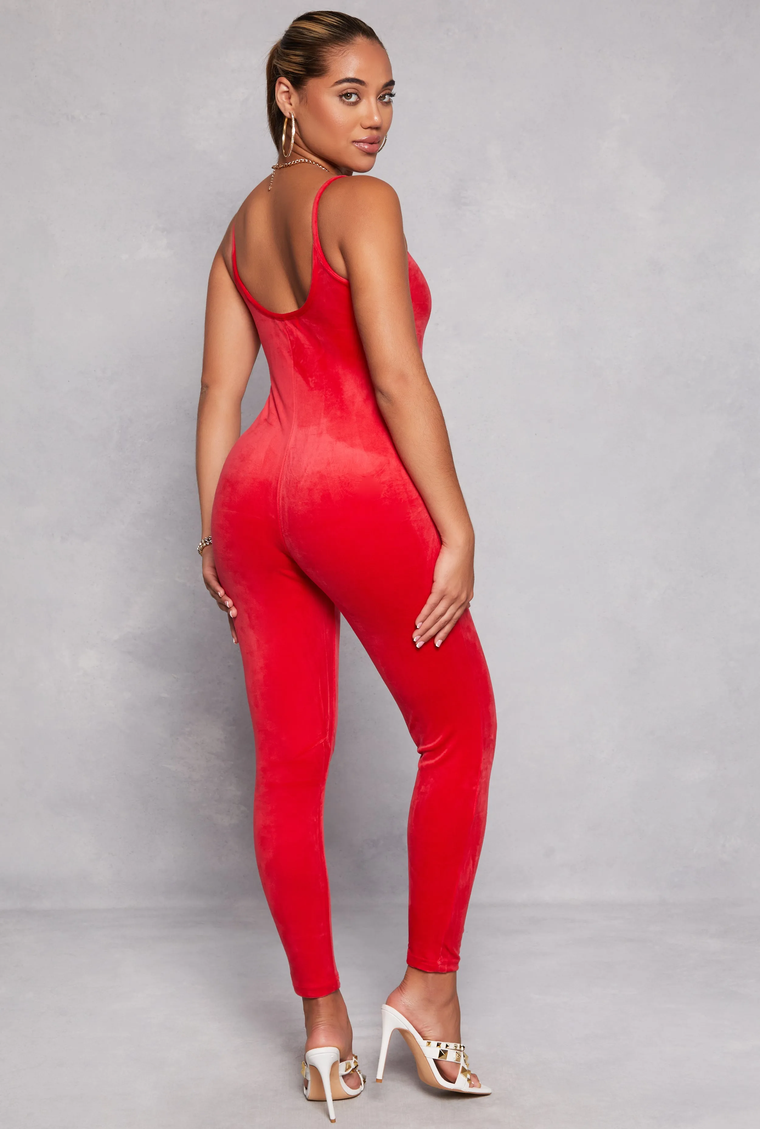 Velour Cami Catsuit sold by Rainbow product image thumbnail 3