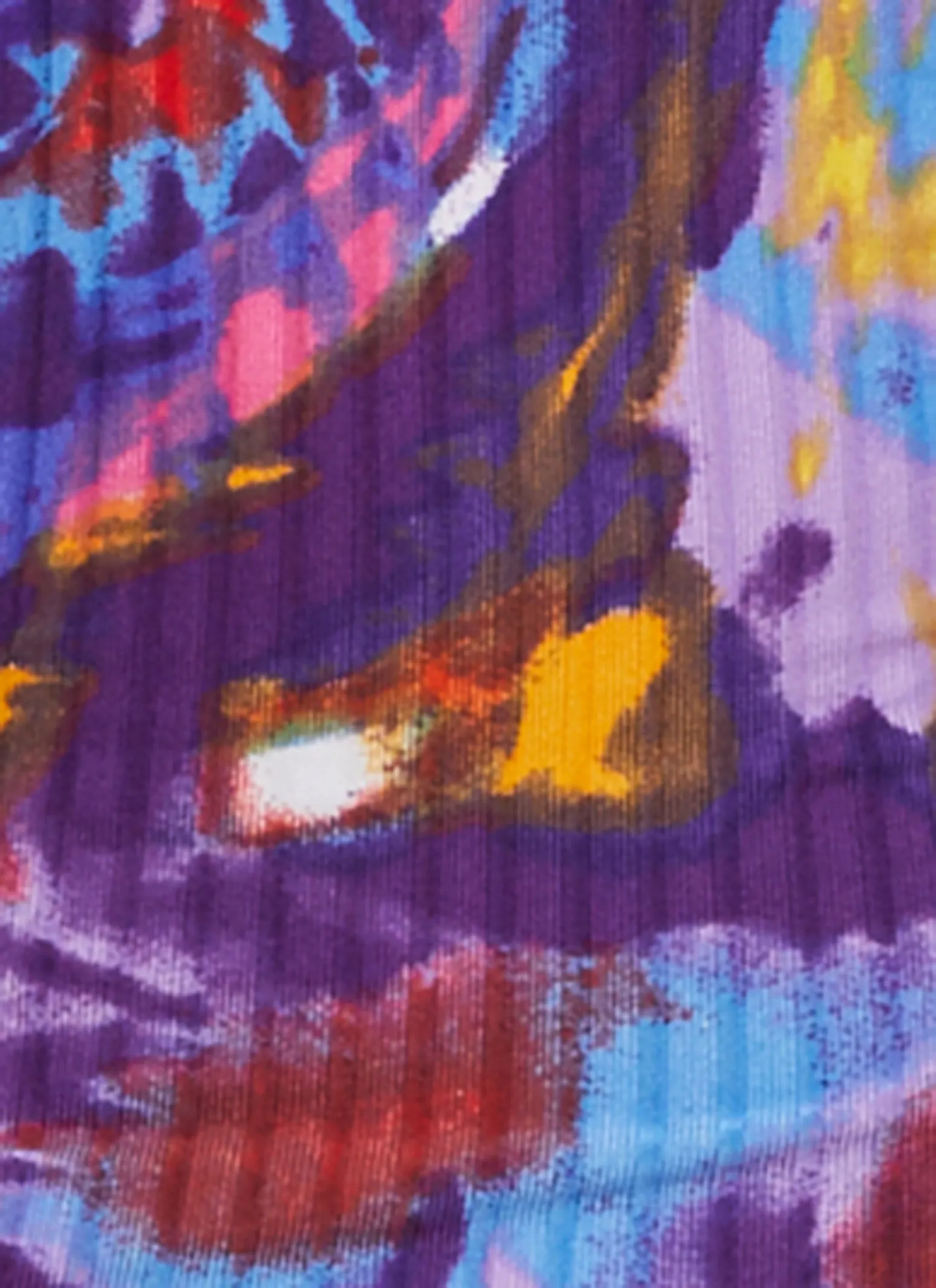 Ribbed Psychedelic Print Cami Dress sold by Rainbow product image thumbnail 4