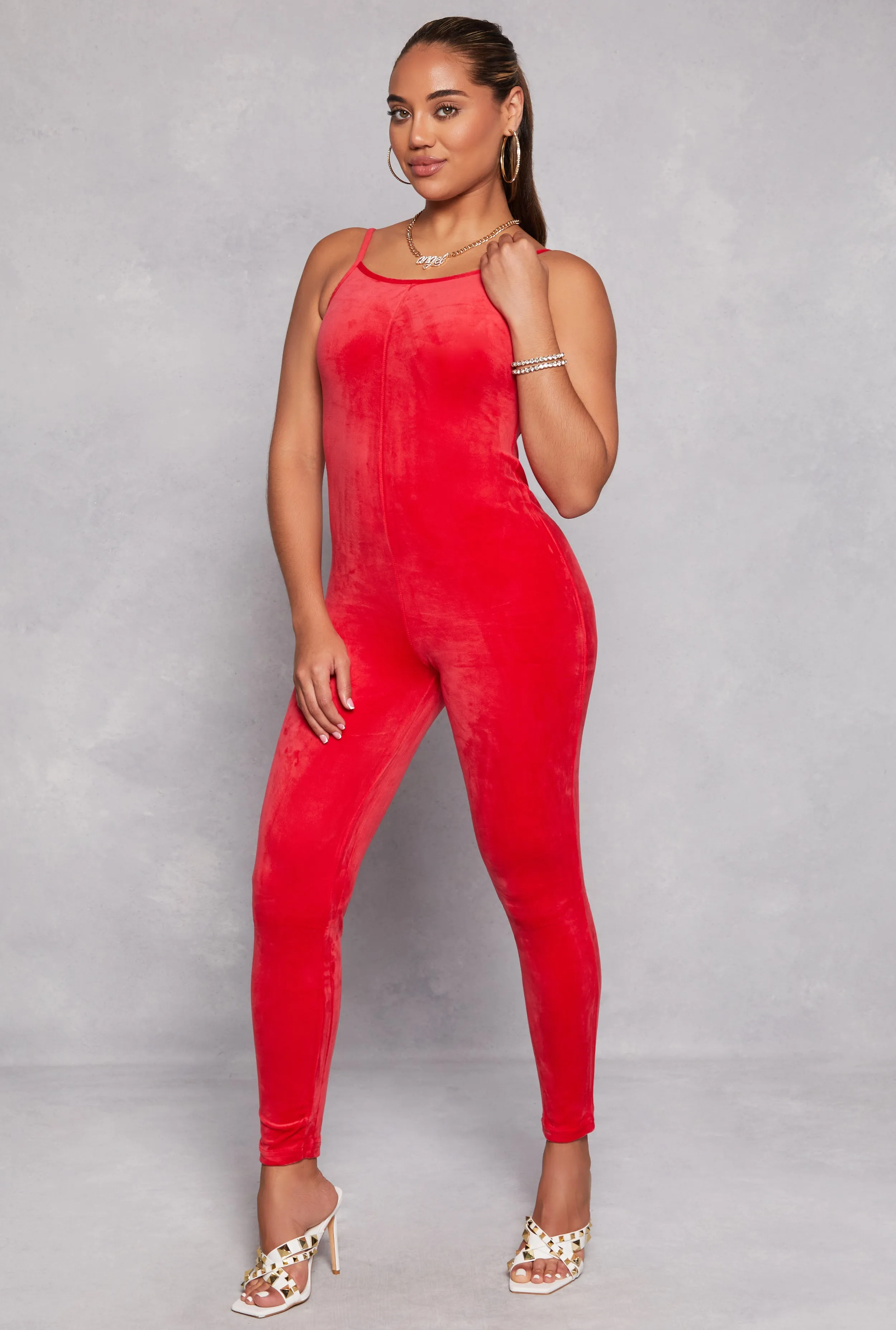 Velour Cami Catsuit sold by Rainbow product image thumbnail 2