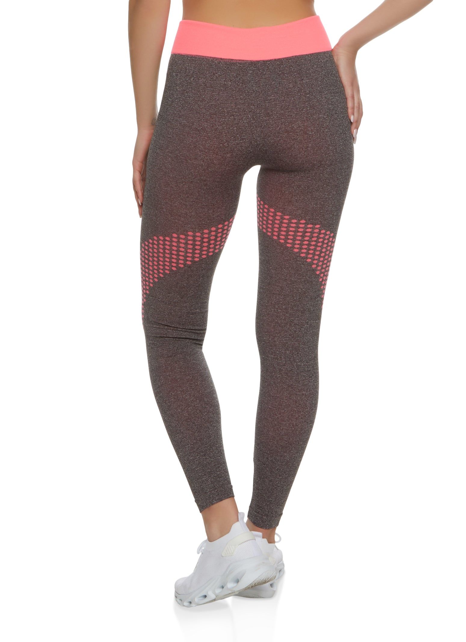 Seamless Polka Dot High Waisted Leggings sold by Rainbow product image thumbnail 2