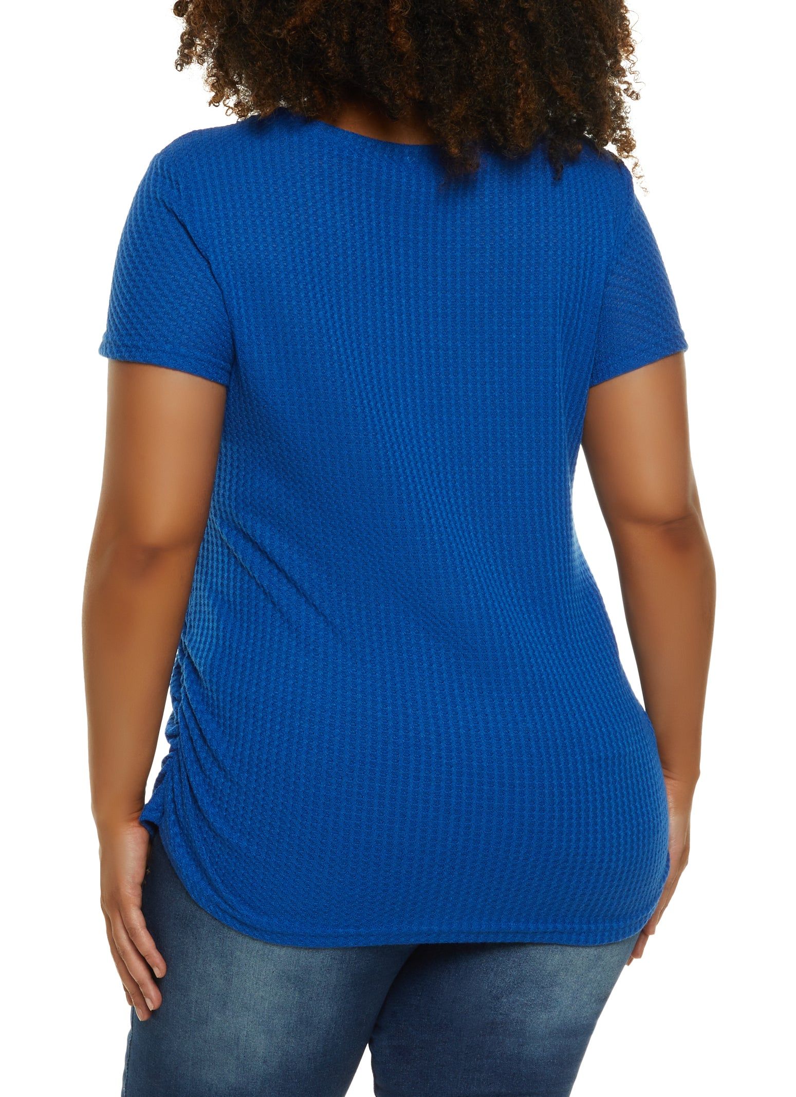 Plus Size Rhinestone Buttterfly Patch Graphic Tee sold by Rainbow product image thumbnail 2