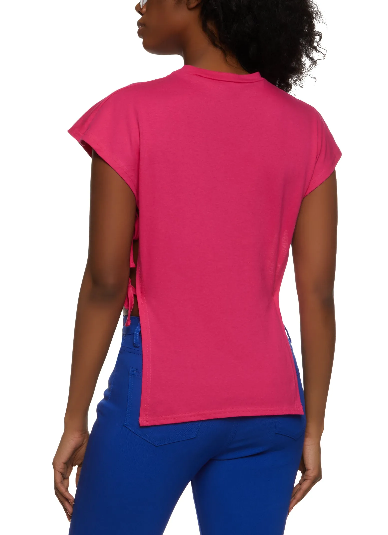 Nope Not Today Open Side Tie Tee sold by Rainbow product image thumbnail 2