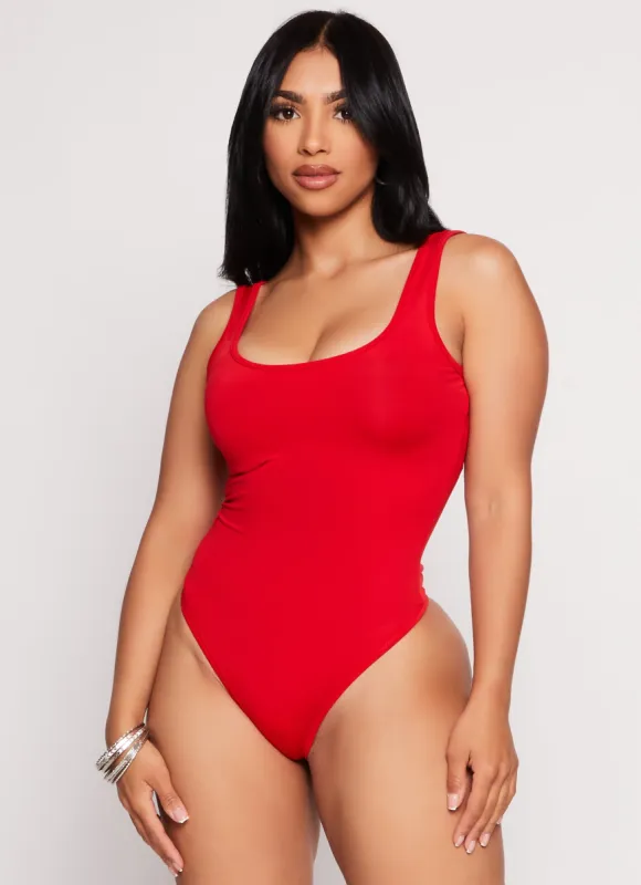 Daisy Scoop Neck Tank Bodysuit sold by Rainbow