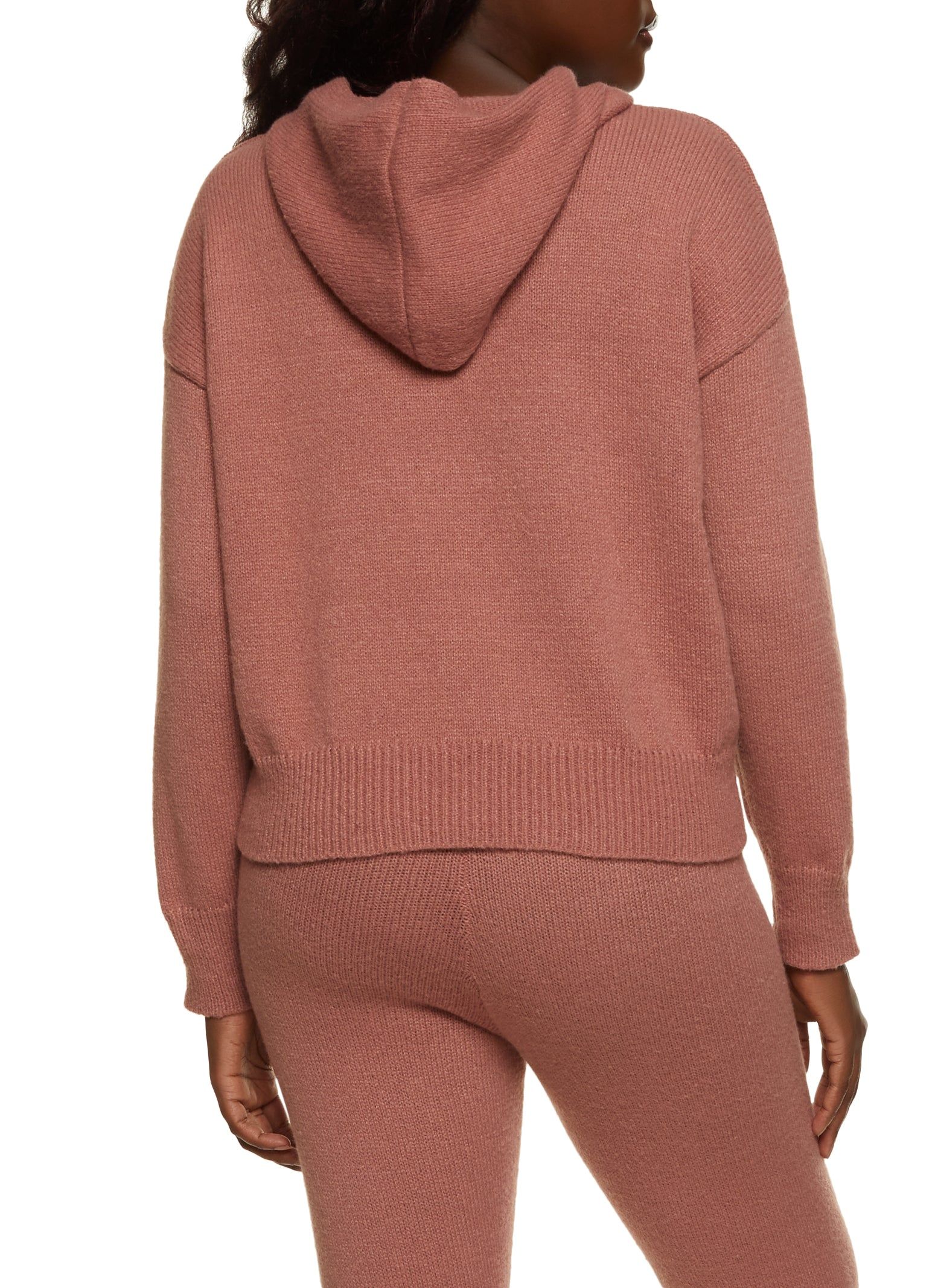 Brushed Knit Hooded Sweater sold by Rainbow product image thumbnail 3