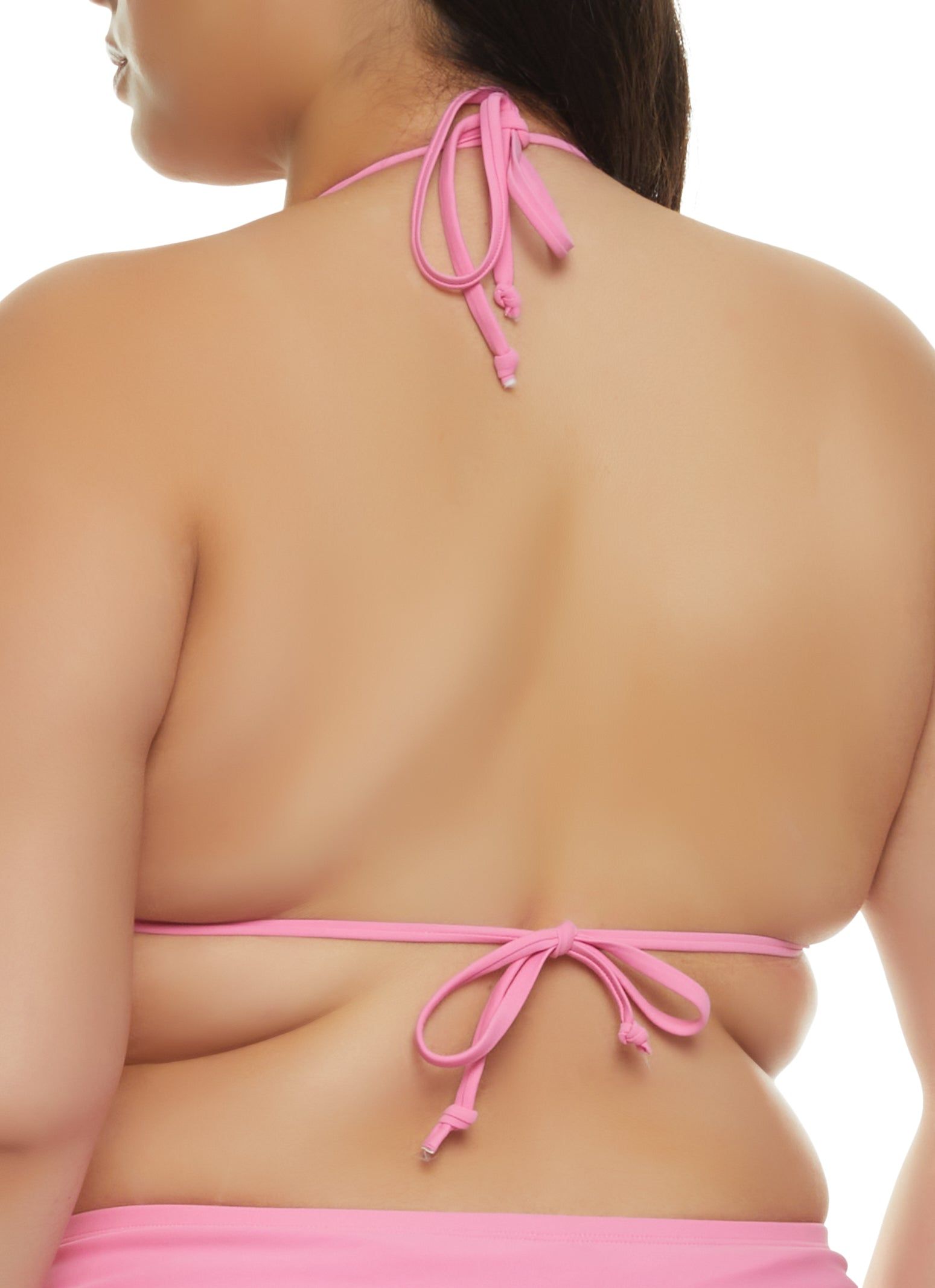 Plus Size Triangle Halter Swim Bikini Top sold by Rainbow product image thumbnail 3