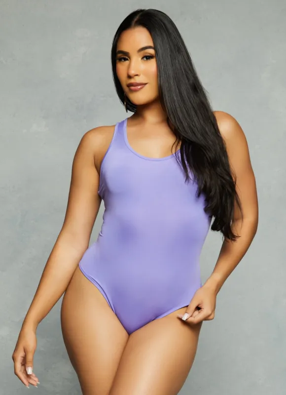 Daisy Scoop Neck Sleeveless Bodysuit sold by Rainbow