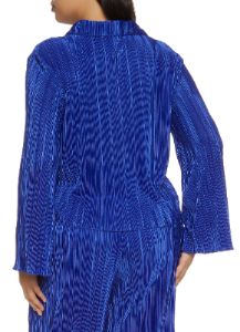 Plus Size Plisse Button Front Top sold by Rainbow