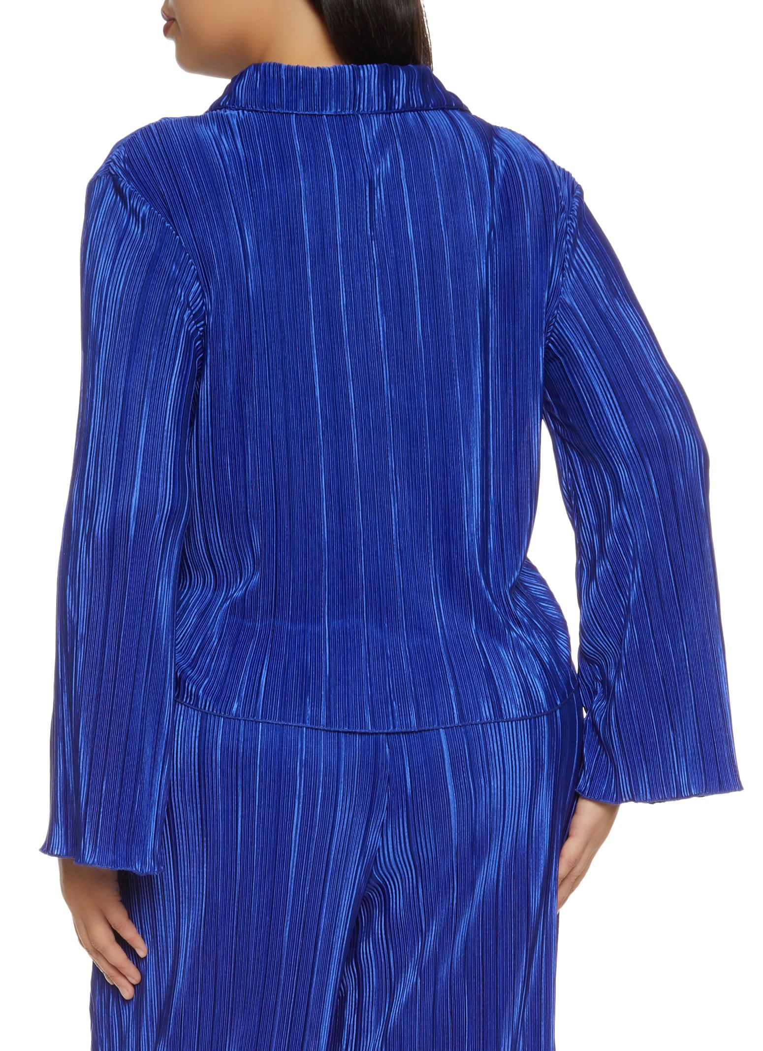 Plus Size Plisse Button Front Top sold by Rainbow product image thumbnail 3