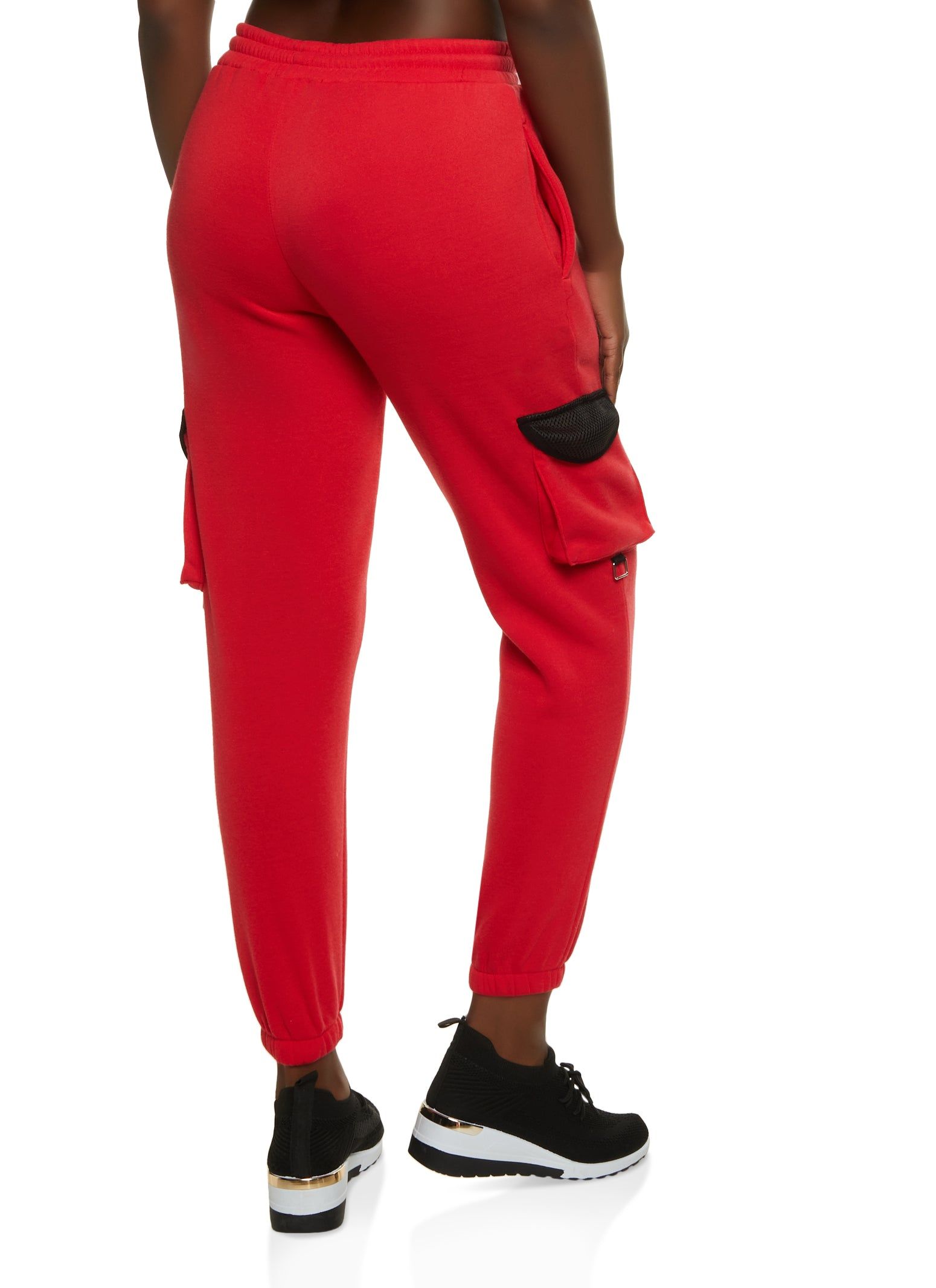 Fleece Cargo Pocket Drawstring Sweatpants sold by Rainbow product image thumbnail 2