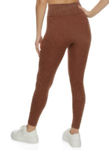 Compression Rib Seamless High Waist Leggings sold by Rainbow