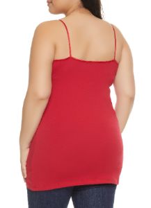 Plus Size Solid Scoop Neck Cami sold by Rainbow