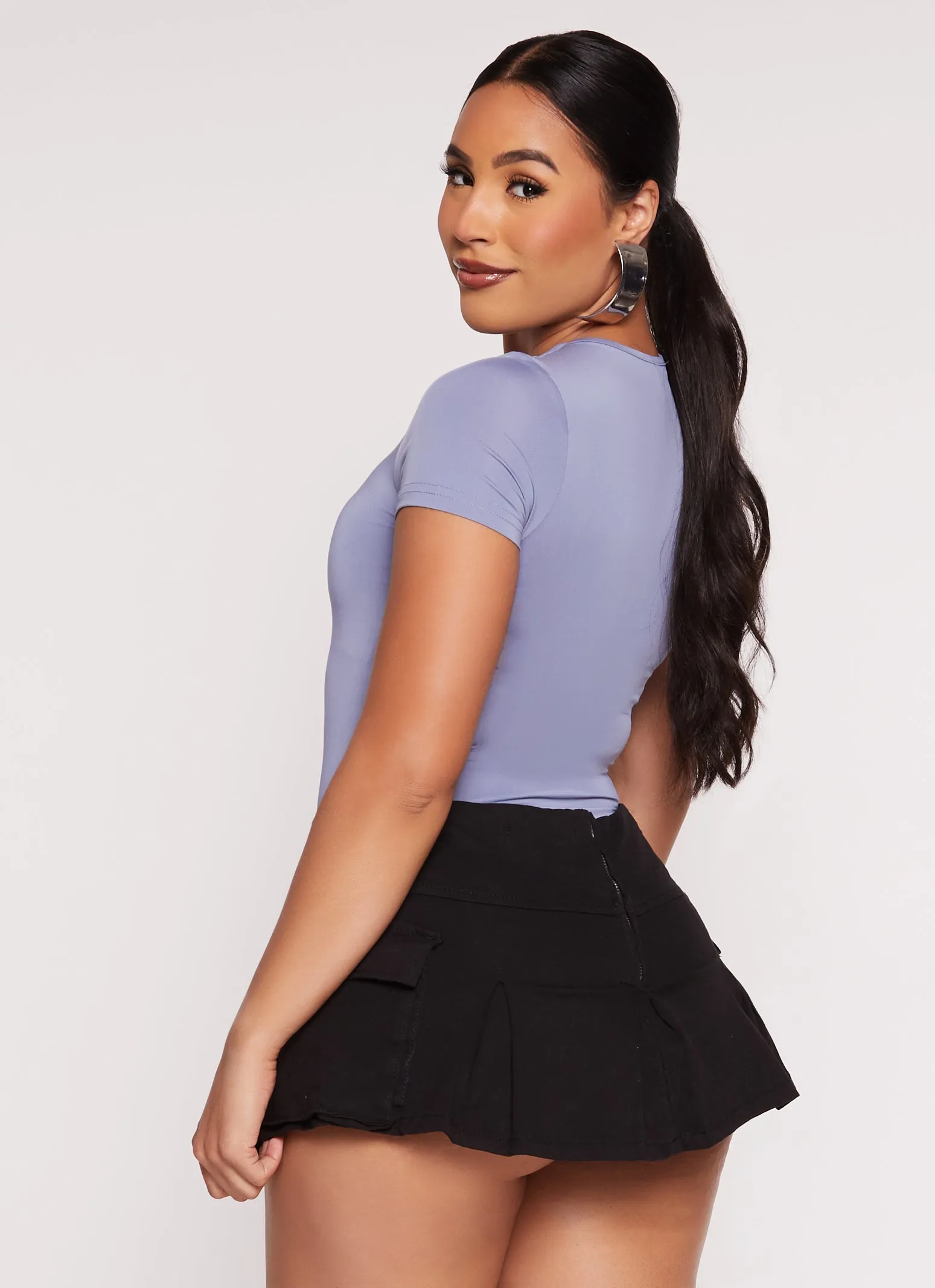 Daisy Double Lined Crew Neck Bodysuit sold by Rainbow product image thumbnail 3