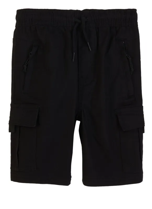 Zip Front Cropped T Shirt sold by Rainbow