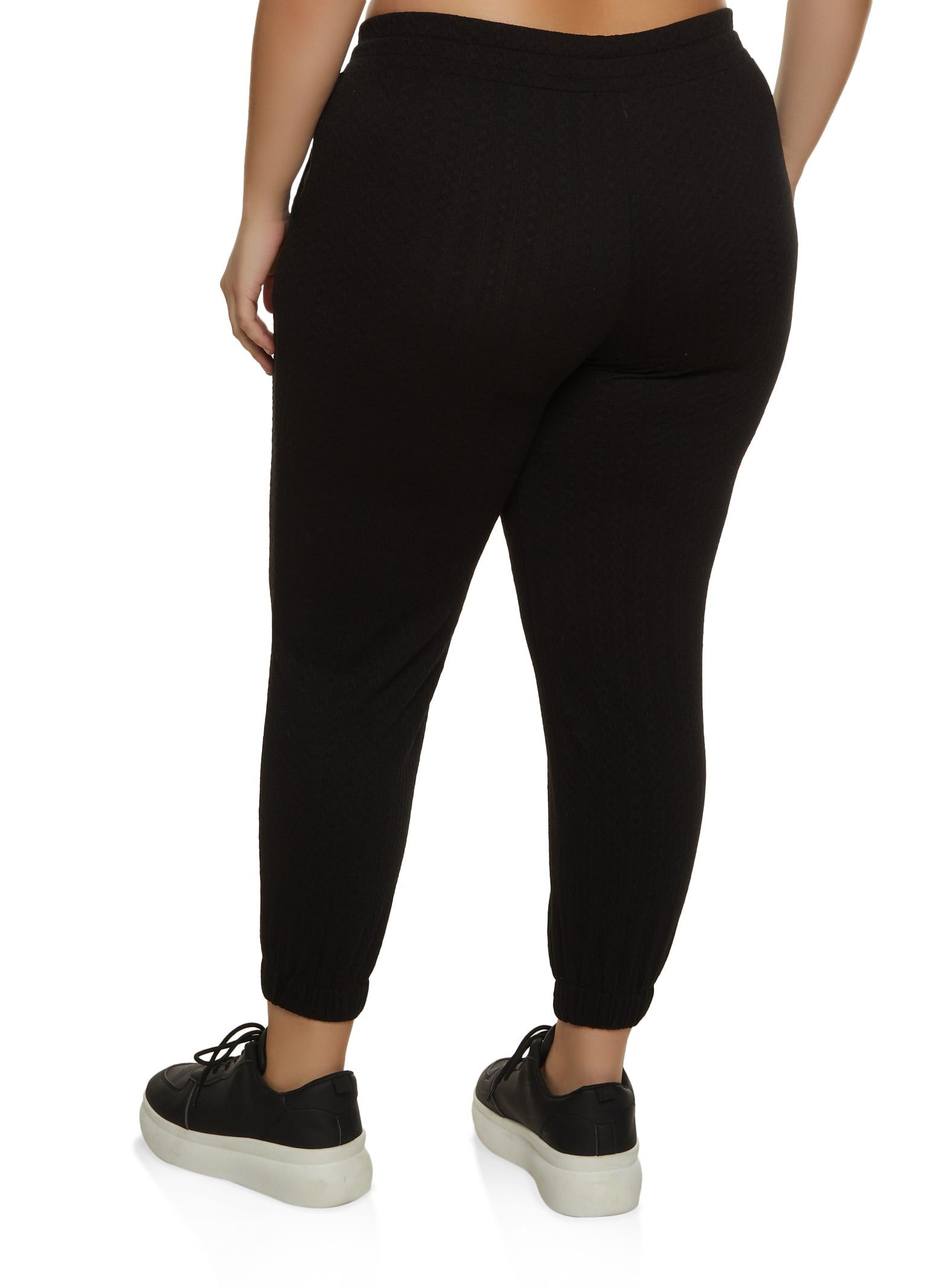 Plus Size Textured Knit Joggers sold by Rainbow product image thumbnail 2