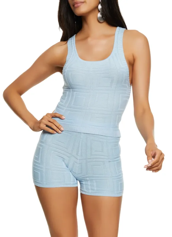 Greek Key Patterned Tank Top and Shorts sold by Rainbow