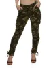 Camouflage Tie Hem Cargo Pants sold by Rainbow