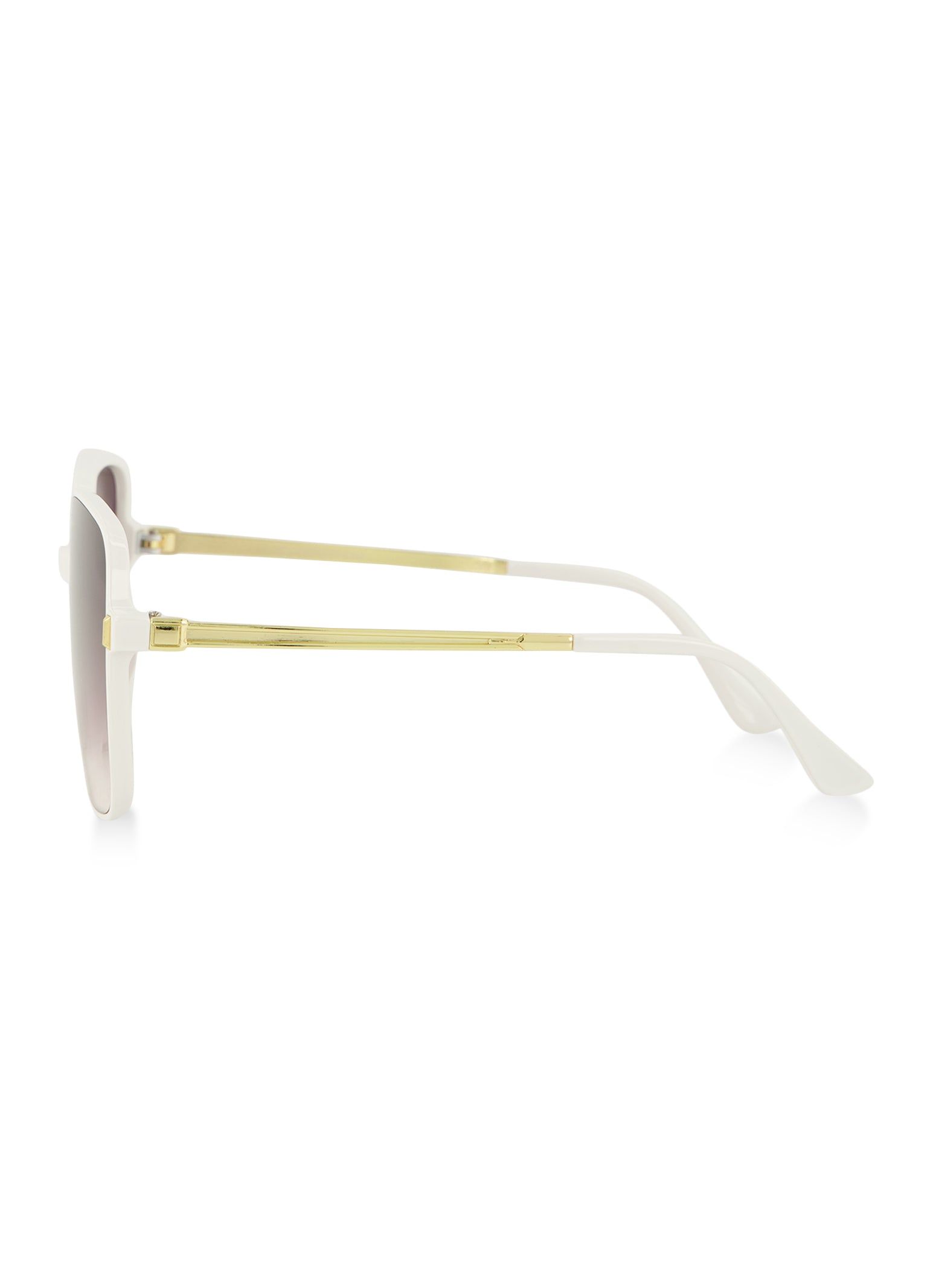 Metallic Arm Squared Oversized Sunglasses sold by Rainbow product image thumbnail 3