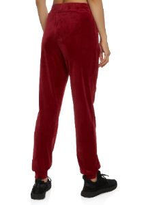 Solid Velour Joggers sold by Rainbow