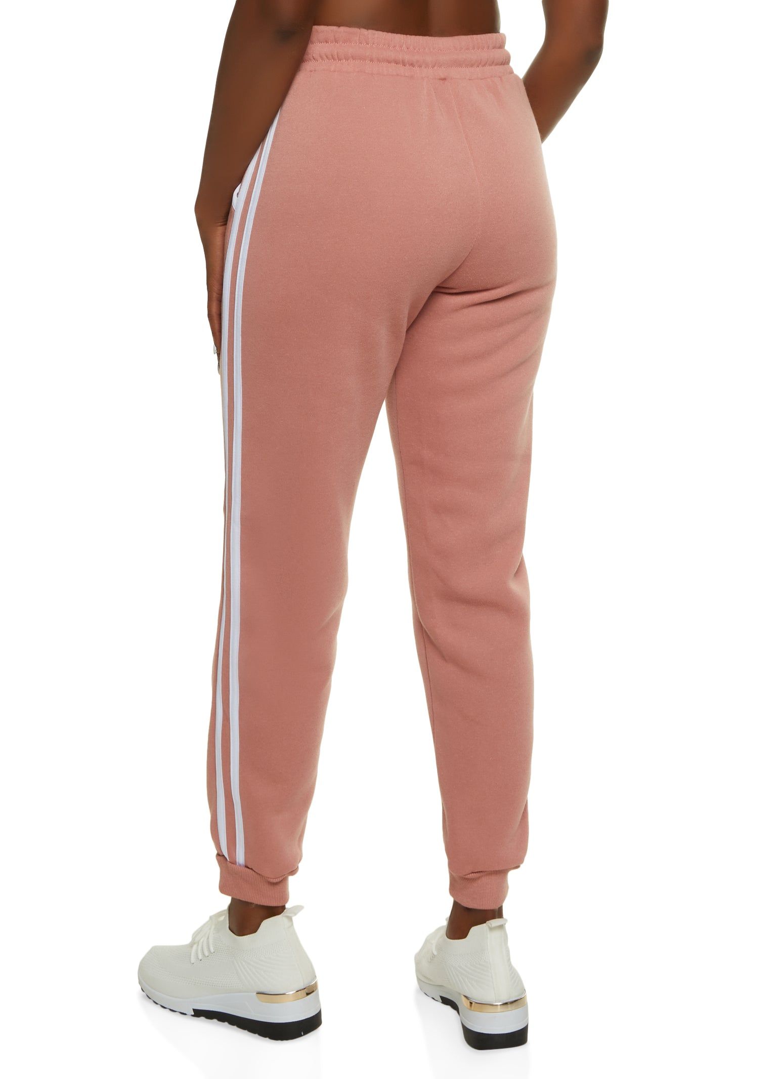 Side Striped Fleece Joggers sold by Rainbow product image thumbnail 2