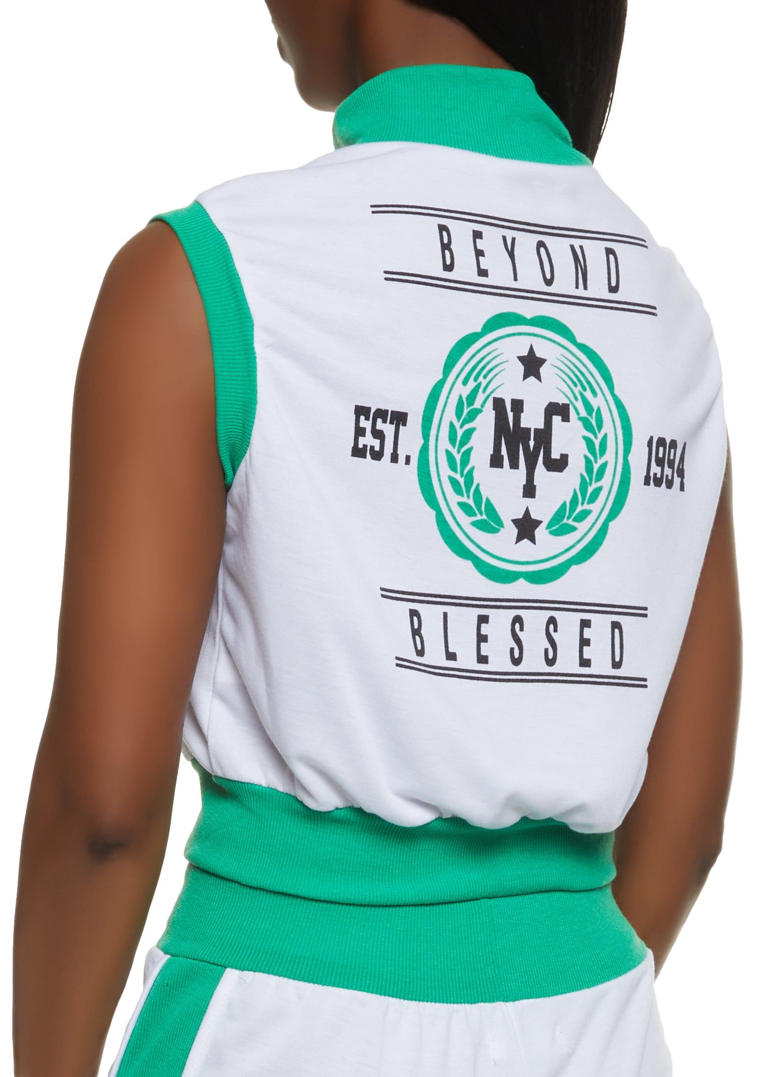 Sleeveless Brooklyn Graphic Sweatshirt sold by Rainbow product image thumbnail 3