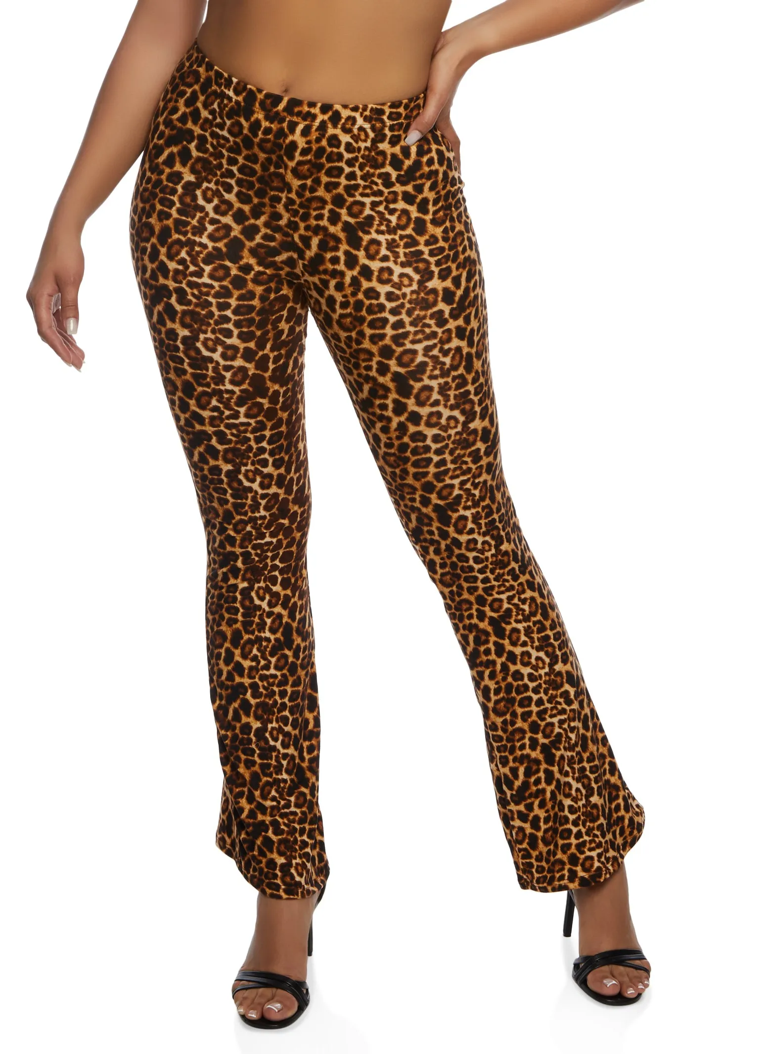 Leopard Print Boot Cut Pants sold by Rainbow product image thumbnail 2
