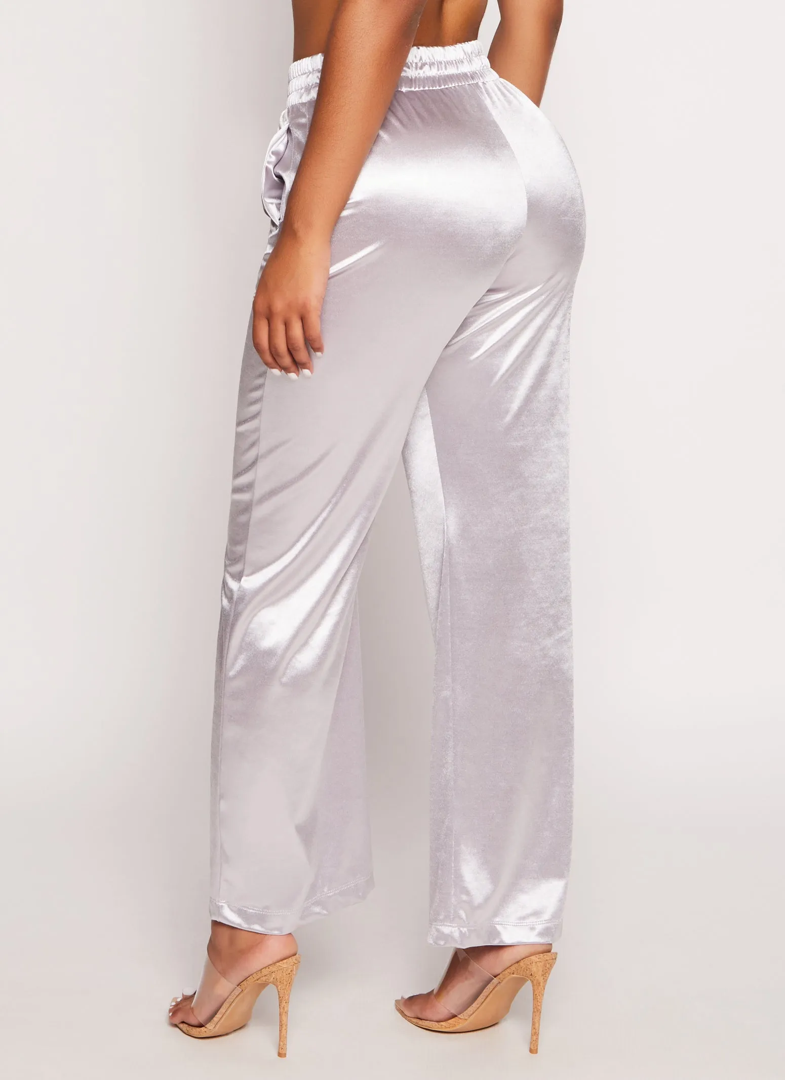 Satin Straight Leg Pants sold by Rainbow product image thumbnail 3
