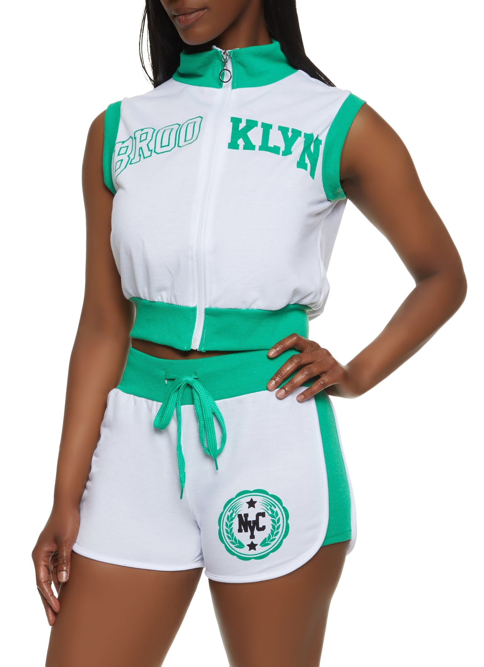 Sleeveless Brooklyn Graphic Sweatshirt sold by Rainbow product image thumbnail 2