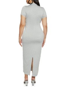 Plus Size Basic T Shirt Maxi Dress sold by Rainbow