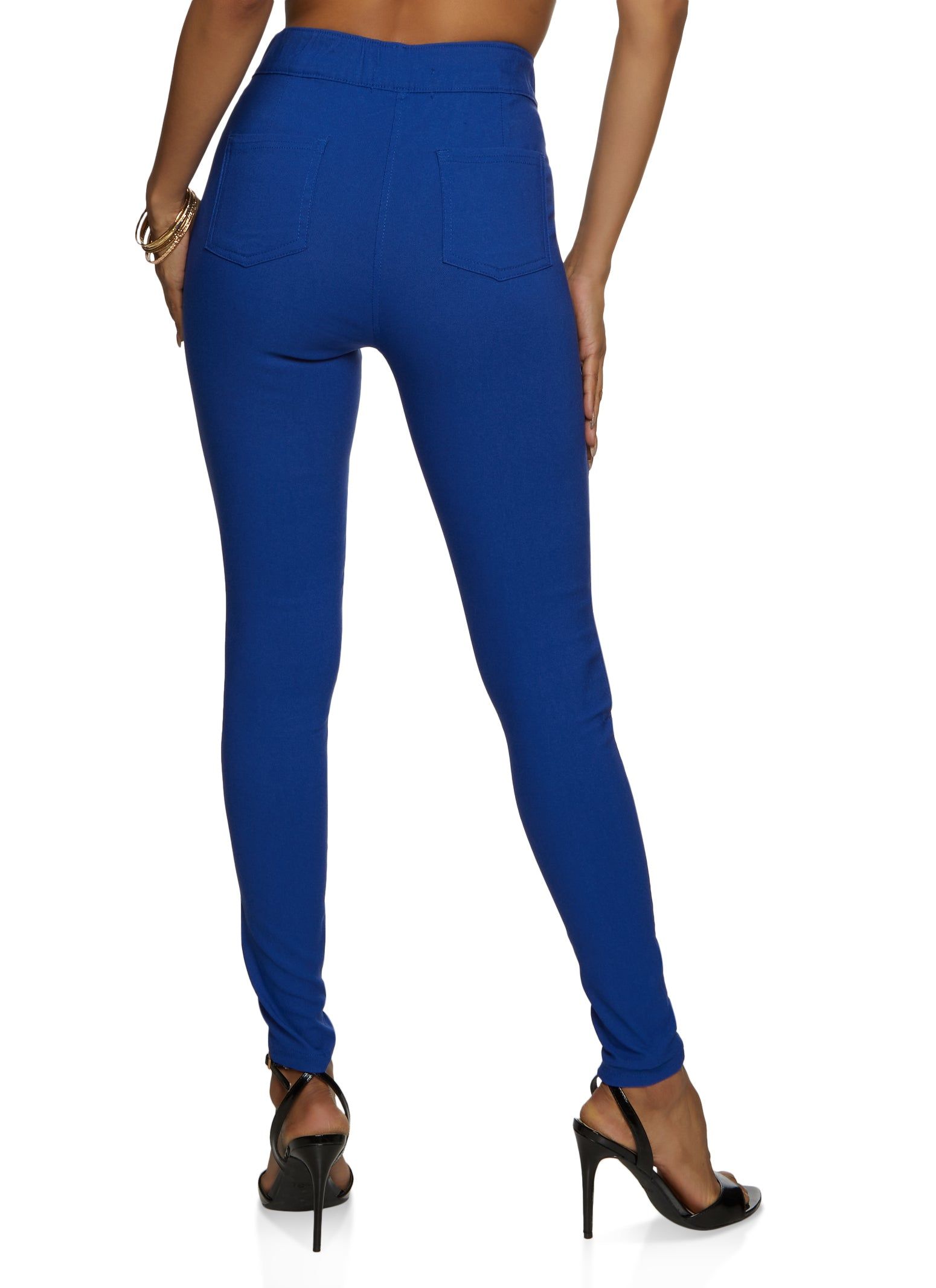 High Waisted Stretch Skinny Pants sold by Rainbow product image thumbnail 2