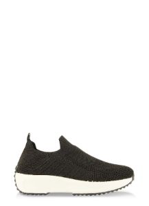 Textured Knit Platform Sneakers sold by Rainbow